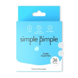 Simple Pimple - Pickel Pflaster, Pimple Patches mit Salicylsäure, Teebaumöl, Akne, unsichtbare Pickelpflaster, Behandlung für Pickel und Mitesser, Hautpflege (36)
