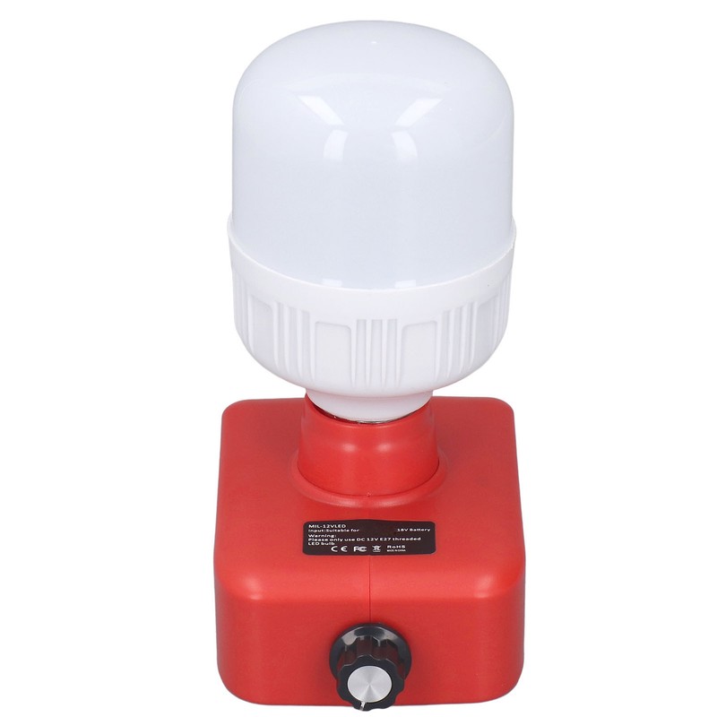 Portable Bulb Lamp Adjustable Brightness LED Lithium Battery Powered Light