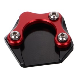 Mikinona Motorcycle Kickstand Foot Pad Side Stand Extension Wide Base Comfortable Ride Material