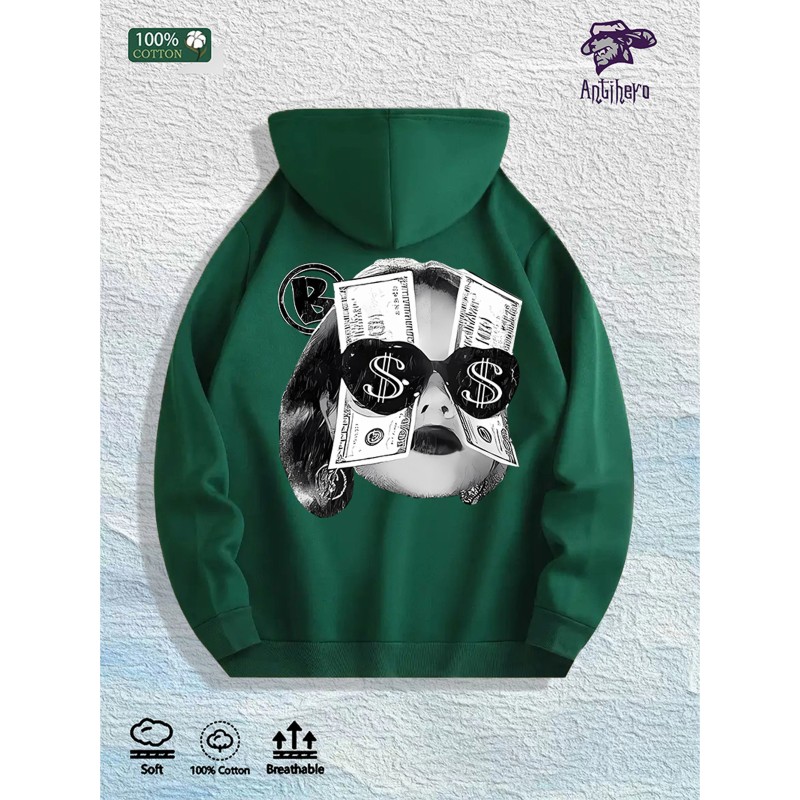 Money - Vision Graphic Hoodie 100% Cotton US Warehouse 7