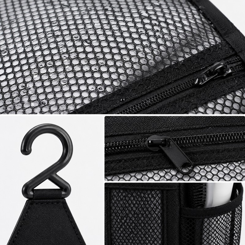 Quick-Dry Mesh Shower Caddy for College Dorms & Travel –