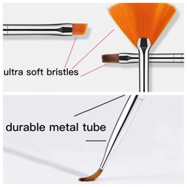 Nail Art Brushes Set, 20pcs Nail Design Painting Brushes, Professional Nail Art Design Brushes, Nail Fine Liner Brushes, Pink