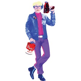 Andy Warhol Quotable Notable - Greeting Card and Sticker Sheet - Envelope Included