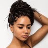 50 Pcs Black Dreadlock Beads Braids Accessories Metal Tube Beads