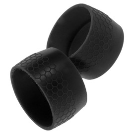 Generic 2pcs Durable Bike Bar Tape Rings Lightweight Handlebar Grips for Road Bike Protective Rings for Cable Management Stability Black Handlebar Cover