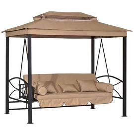 Garden Winds Replacement Canopy Top Cover for The CTS Gazebo Swing - Standard 350