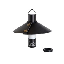 Afora Lantern Shade, Mini Light, Lantern Light, Compatible with Various Companies, Includes Dedicated Stopper, Diameter 5.7 inches (14.5 cm) (Black)