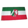 FahnenMax MM North Rhine-Westphalia Flag 5ft x 3ft 5 'x3' Flag, Weatherproof, multi-coloured, 16198