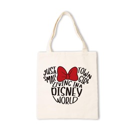 Cute Beach Travel Tote Bag, Cute Tote Bag Gift Bag Party Favor, I Love Dd, Cute Cartoon Canvas Totes Bags Inspired Gift, Reusable Suitable For Friendship Gifts, Casual Vacation, Shopping, Work