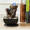 Tabletop Fountain Indoor Waterfall Meditation Fountain Office Relaxing Tabletop Fountain