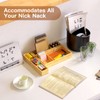 Bamboo Drawer Organizer 12.5'' X 12.5'' X 2'', Adjustable 3