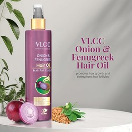VLCC Aceite Capilar de Cebolla y Fenogreco - Suero para Cabello Suave y Fácil de Peinar - Aceite para el Crecimiento del Cabello - 200 ml
