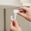 ULTECHNOVO 6 pcs Wardrobe Rod Bracket Adjustable Closet Pole Holder