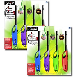Scripto AIM 'N Flame Multi-Purpose Lighters, Pack of 8