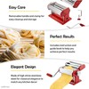 GOURMEX Stainless Steel Manual Pasta Maker Machine | With Adjustable