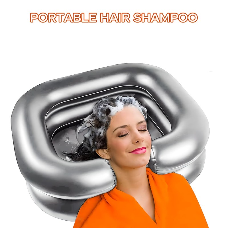 Portable inflatable shampoo sink, inflatable shampoo basin, suitable for disabled