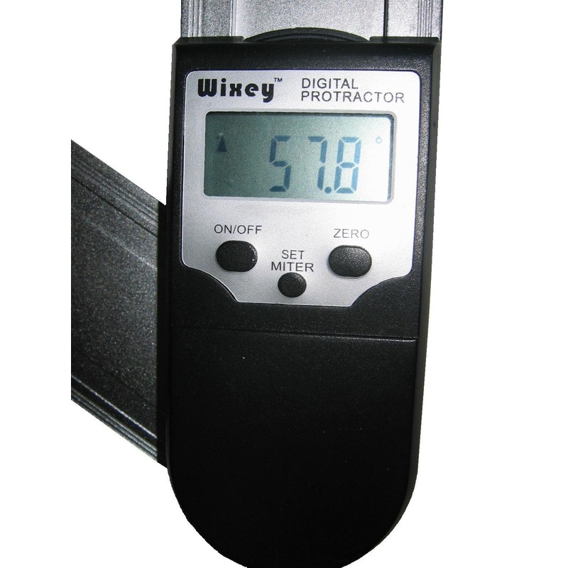 18" (457mm) Wixey Digital Protractor With Miter Function - WR418