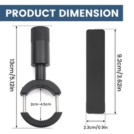 Biqing 2PCS Motorcycle Light Bar Mounting Brackets Tube Clamp Mounting Bracket , Fog Light Mounting Brackets Suitable for Anti-Collision Rod Bumper with Diameter Motorcycle of 20mm-45mm