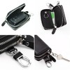 Four Pary Smart Key Case, Bellows Type, Wallet Included, Double