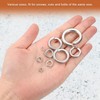 sourcing map 150 Pcs Spring Lock Washer, M4 Split Lock