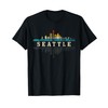 Seattle Skyline Washington Vintage Pride T-Shirt
