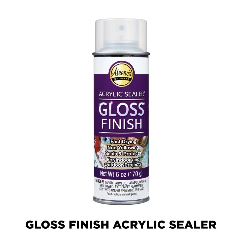 Aleene's Spray 6 oz. 3 Pack Acrylic Sealer, Clear-Gloss 3