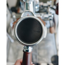 Normcore 0.2 mm Puck Screen 58.5 mm - Titanium PVD Coating - Espresso Strainer for Portafilter - Stainless Steel 316 - Reusable Puck Filter - Coffee Portafilter Lower Shower Strainer