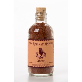 Sea Salts Of Hawaii Alaea Red Clay Hawaiian Sea Salt, 4.5 Ounce Bottle Made in Hawaii