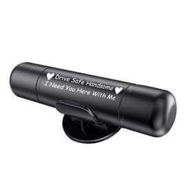 Car Safe Hammer Window Glass Breaker with Seatbelt Cutter, Under Water Emergency Escape Tool, Aluminum Alloy Safehammer with Drive Safe Reminder (Black)