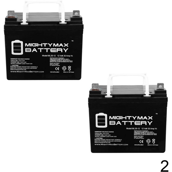 ML35-12 - 12 Volt 35 AH SLA Battery - Pack of 2
