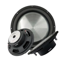 Clarion WF2520D 1000W Max 10"Dual 4Ohm Voice Coil Shallow-Mount Subwoofer