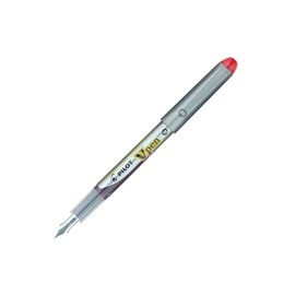 Pilot Pen Disposable Fountain [Set of 6 V Silver PTE Average RED