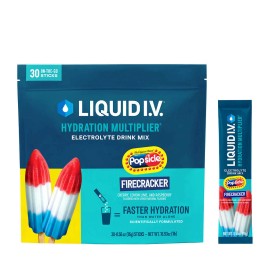 Liquid IV Firecracker Popsicle Hydration Multiplier Electrolytes Drink Mix - Single Stick