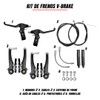 ALTREGO Frenos Bicicleta V-Brake de Acero Plastificado, Juego Completo