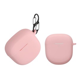 kwmobile Case Compatible with Bose QuietComfort Earbuds II Case - Silicone Cover Holder for Earbuds - Dusty Pink