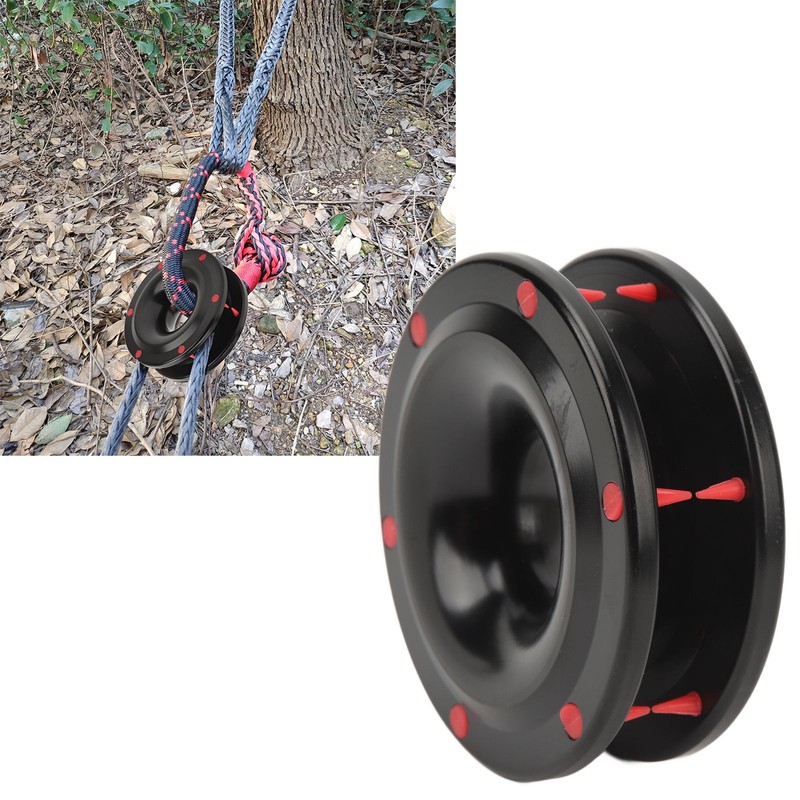Rope Retention Pulley 22000lbs Heavy Duty Winch Snatch Recovery Ring