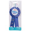 Birthday Boy Blue Fabric Award Badge - 7" (1 Pc)