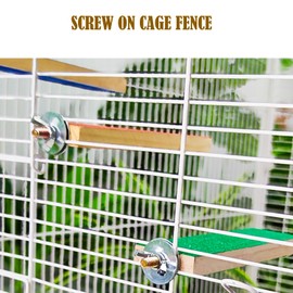 Sugar Glider Toys Cage Steps - Small Animal Climbing Steps Sharpening Claws Sugar Glider Enrichment Toys Scratching Snadpaper for Cages (Orange+ Purple + Green)