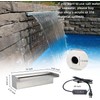 YUDA 12" LED Pool Water Spillway W/ 7 Color Changing