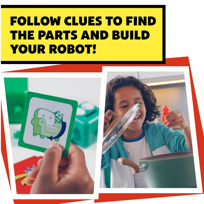 TOMY Games T73660EN Hide and Squeak Robots, Multi