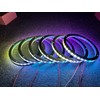NA 6PCS 6.5" Car LED Speaker Ring Light Kit Dream