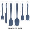 NileHome Silicone Spatula Set, 6 Packs Food Grade Kitchen Utensils