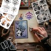 GLOBLELAND Magic Witchcraft Stamp and Cutting Dies Set for Card