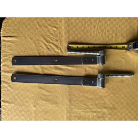 National Set of National 16'' x 5/8'' Heavy Duty Wood Gate Strap Hinges N129-833 & Screw