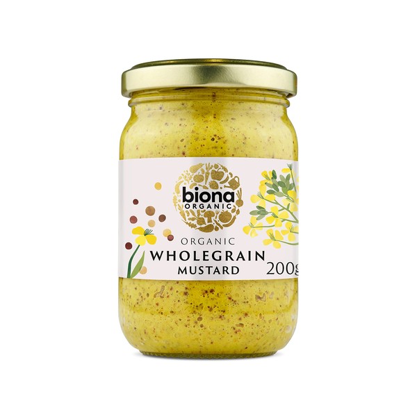 (Pack Of 8 - Organic Wholegrain Mustard | BIONA