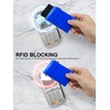 TOYFID Minimalist Wallet RFID Protection Card Holder Pop Up Wallet