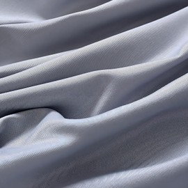 Fitted Sheet 25CM Deep Bed Sheet Super King Size 180X200CM Grey Hotel Quality Poly Cotton (Gray, Super King 25 CM)