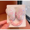 [VOKLLIYU]ヘアゴム 子供 1本セット おしゃれ 可愛い カラフル 花 リボン 蝶結び キッズ