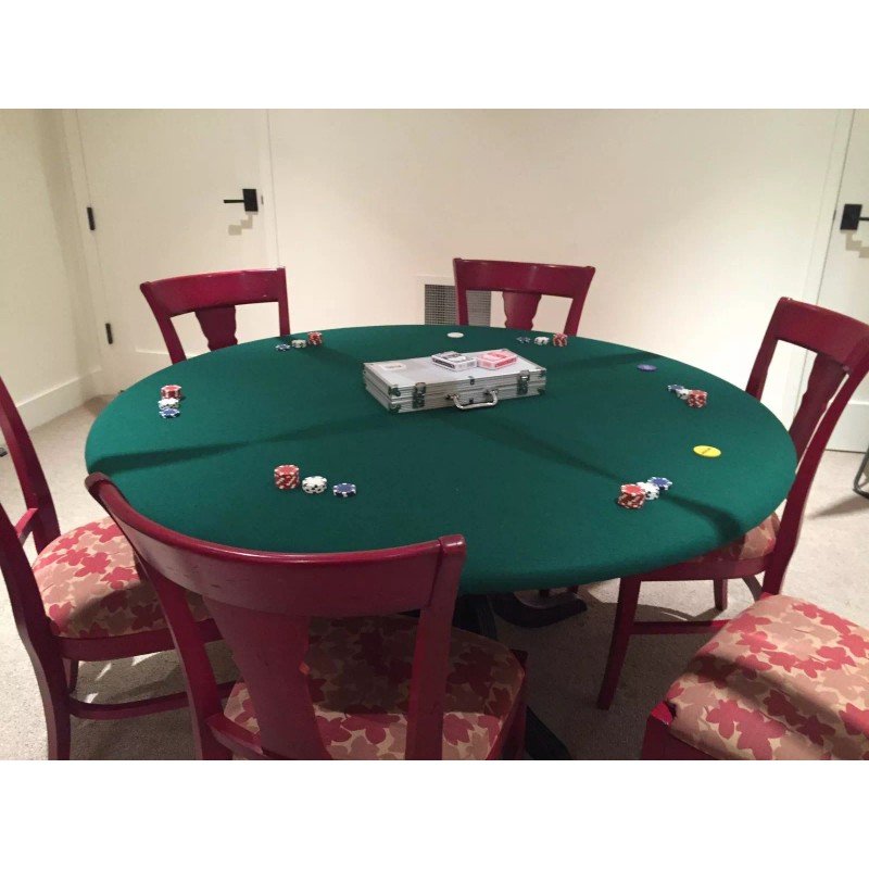 Original Poker Felt Casino Style table cover fits 72" round