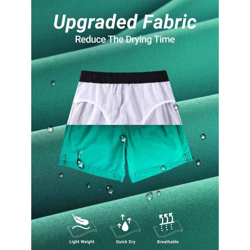 Arcweg Swimming Shorts Men with Mesh Lining Swim Shorts Quick